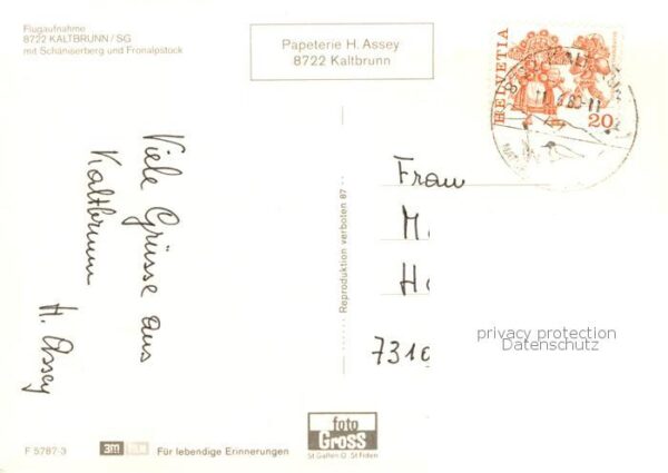Kaltbrunn SG mit Schäniserberg und Fronalpstock – Bild 2