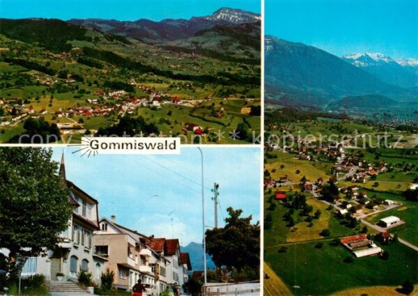 Gommiswald SG Sport- und Erholungsgebiet Luftbild Ort