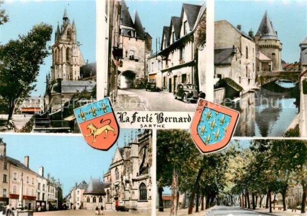 La Ferte-Bernard Eglise ND des Marais Porte de la Dame d