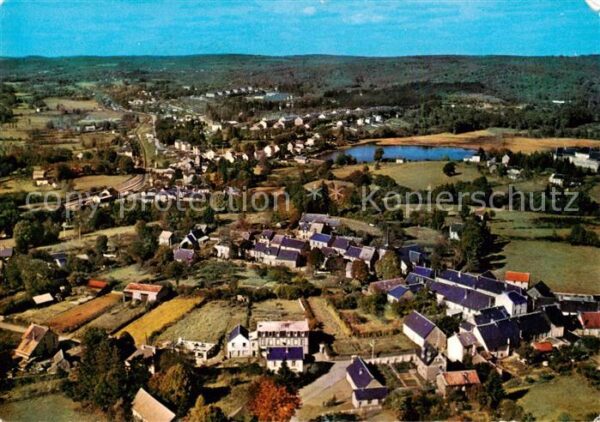 La Courtine 23 Vue aerienne Le Village