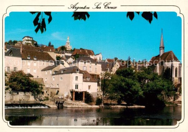 Argenton 36-sur-Creuse Bords de la Creuse au Rabois