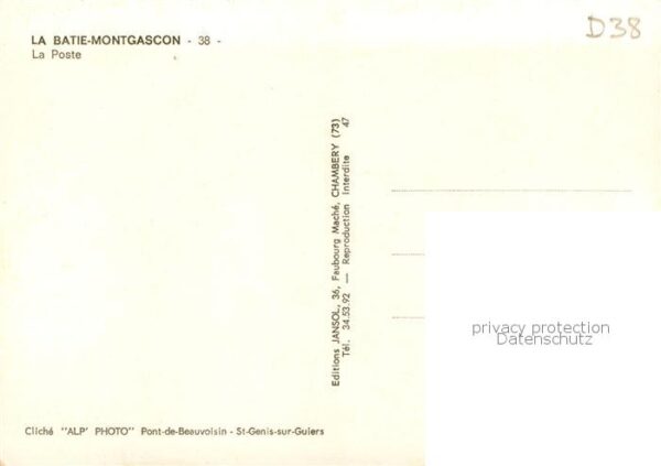 La Batie-Montgascon La Poste – Bild 2