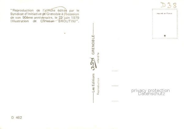 Grenoble 38 Illustration de Christian Broutin – Bild 2