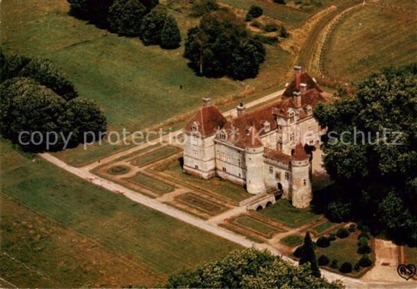 Casteljaloux 47 Lot-et-Garonne Chateau du Sendat vue aérienne