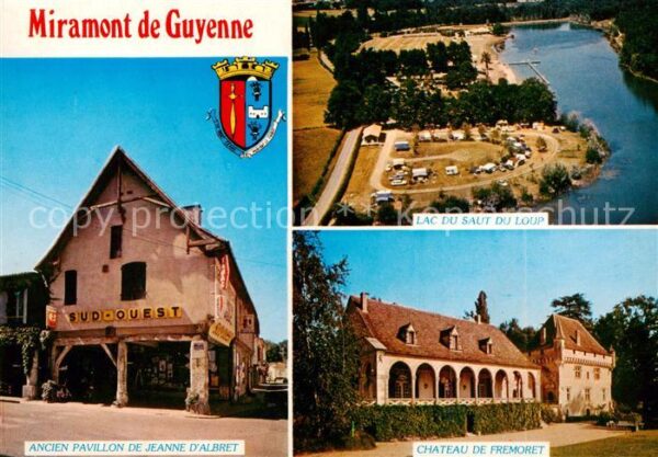 Miramont-de-Guyenne Ancien Pavillon de Jeanne d Albret Lac