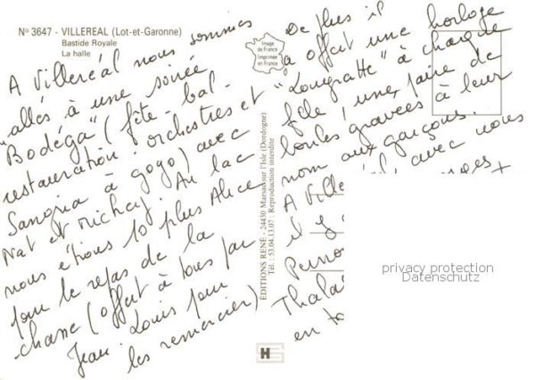 Villereal 47 Lot-et-Garonne Bastide Rocal La Halle – Bild 2