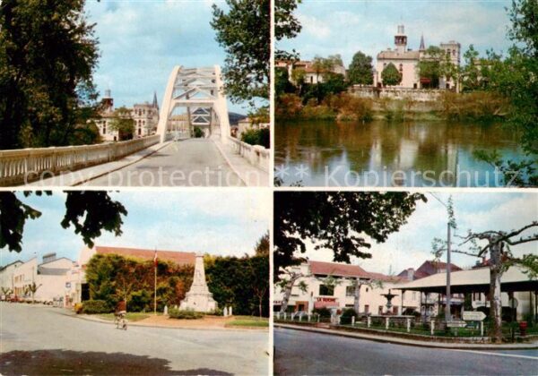 Castelmoron-sur-Lot 47 Pont Routier Le Lot Monument aux Morts