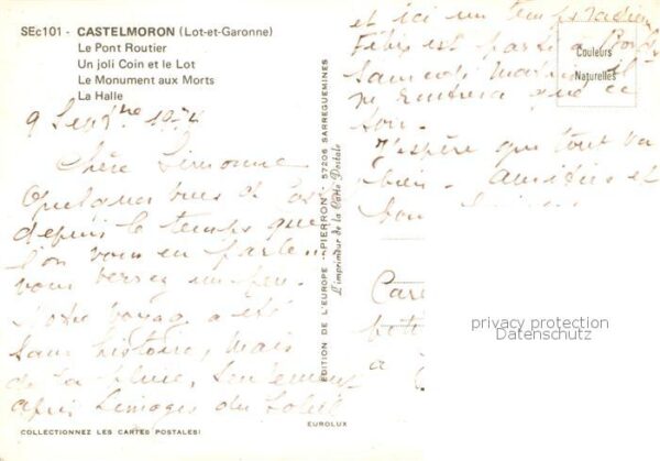Castelmoron-sur-Lot 47 Pont Routier Le Lot Monument aux Morts – Bild 2
