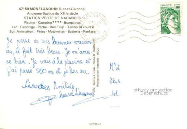 Monflanquin 47 Ancienne Bastide XIIIe siècle Station V – Bild 2