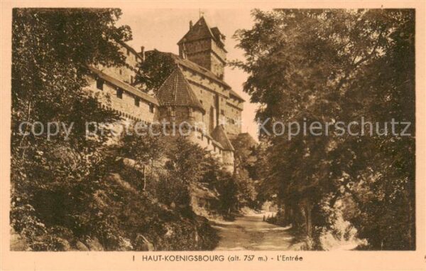 Haut-Koenigsbourg Hohkoenigsburg Entree