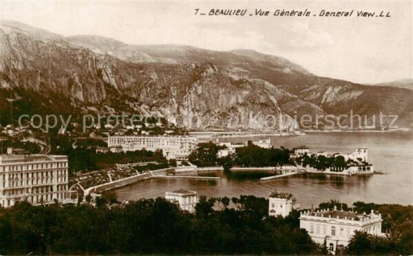 Beaulieu -sur-Mer 06 Alpes-Maritimes Vue generale