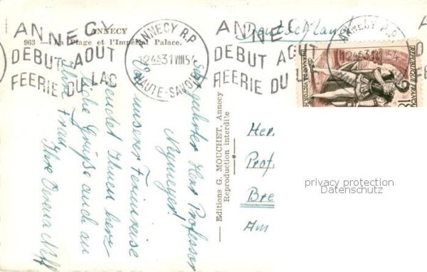 Annecy 74 Haute-Savoie La Plage et l’Imperial Palace – Bild 2