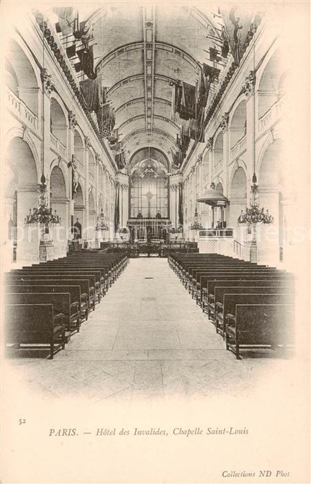 Paris 75 Hotel des Invalides Chapelle Saint Loui
