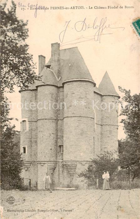 Pernes-en-Artois 62 Pas-de-Calais Le Chateau Feodal de Bours
