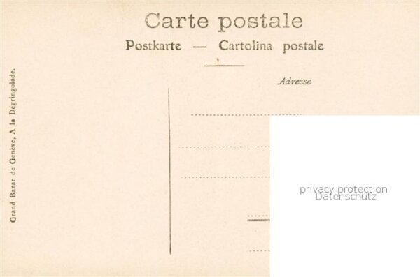 Geneve GE Hotel des Postes Rue du Mont Blanc – Bild 2