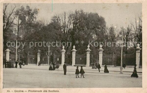 Geneve GE Promenade des Bastions