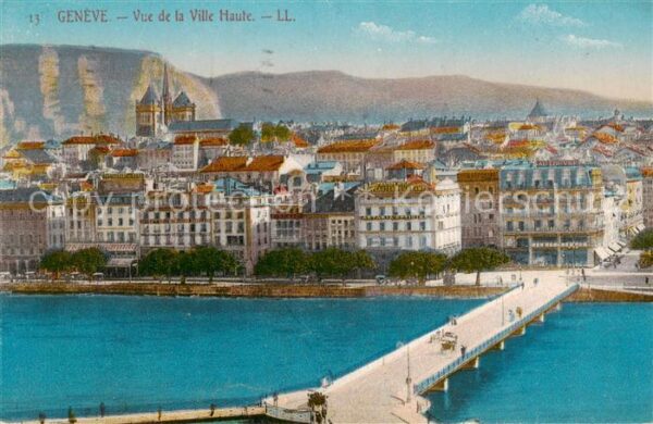 Geneve GE Vue de la Ville Haute
