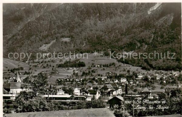 St Maurice  Valais VS et Lovey les Bains