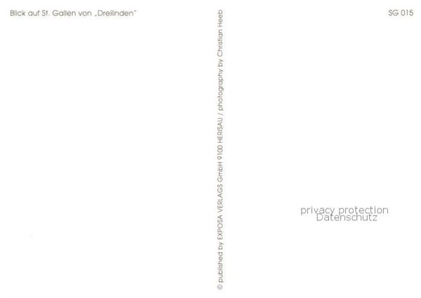 St Gallen SG Blick von Dreilinden – Bild 2