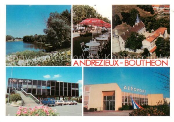 Andrezieux-Boutheon 42 Loire Les bords de Loire La place du Forez Le