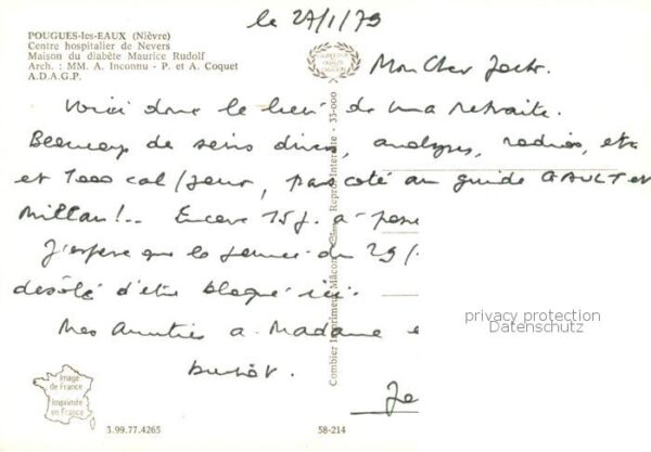 Pougues-les-Eaux 58 Nievre Centre hospitalier de Nevers Maison du – Bild 2