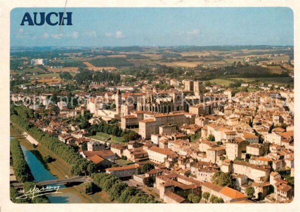 Auch 32 Gers La villehaute la cathedrale Sainte Mari