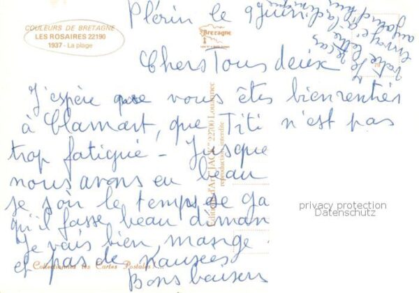 Les Rosaires St-Brieuc 22 Cotes-d Armor La plage Vue aerienne – Bild 2