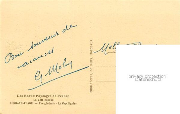 Hendaye 64 Vue generale Le Cap Figuier – Bild 2