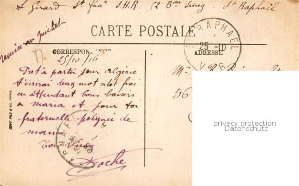 Saint-Raphael 83 Var Les Bains et le Boulevard Felix Martin – Bild 2