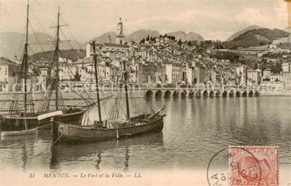 Menton 06 Le Port et la Ville
