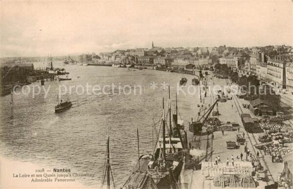 Nantes 44 La Loire et ses Quais jusqu’a Chantenay