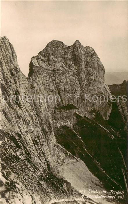 Hundstein 2156m IR mit Freiheit und Borsthaldesattel