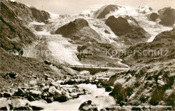 Sustenstrasse Steingletscher mit Gwächtenhorn