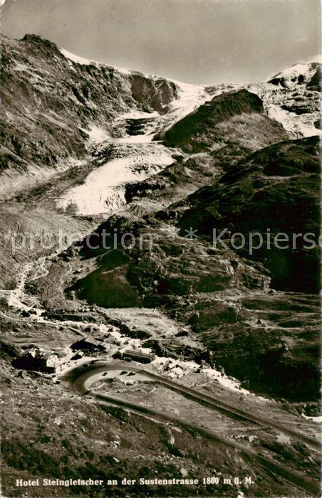 Sustenpass 2262m BE Hotel Steingletscher an der Sustenstras