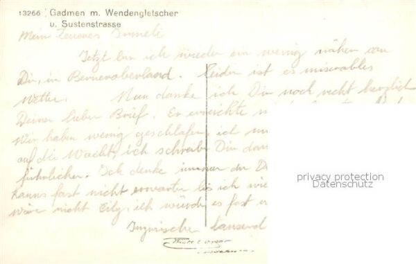Gadmen BE mit Wendengletscherund Sustenstrasse – Bild 2