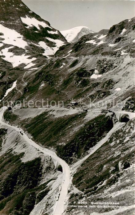 Sustenstrasse Urnerseite mit Gwächtenhorn