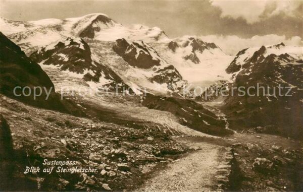 Sustenpass 2262m BE mit Steingletscher