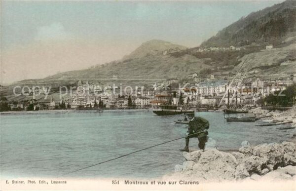 Montreux  VD Vue sur Clarens
