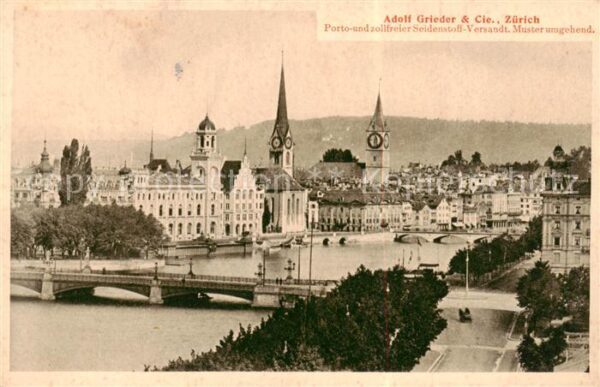 Zuerich ZH Stadtansicht