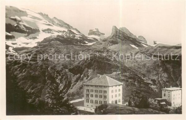 Engelberg  OW Hotel Trübsee mit Wendenstöcke