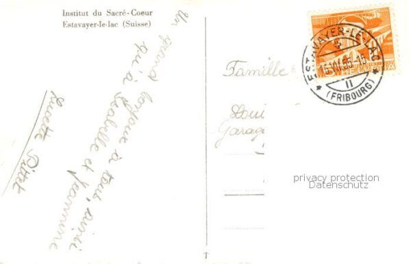 Estavayer -le-Lac FR Institut du Sacre Coeur – Bild 2