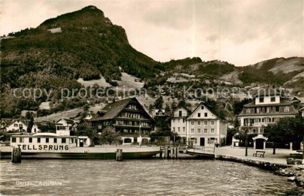 Gersau Vierwaldstaettersee SZ Autofähre