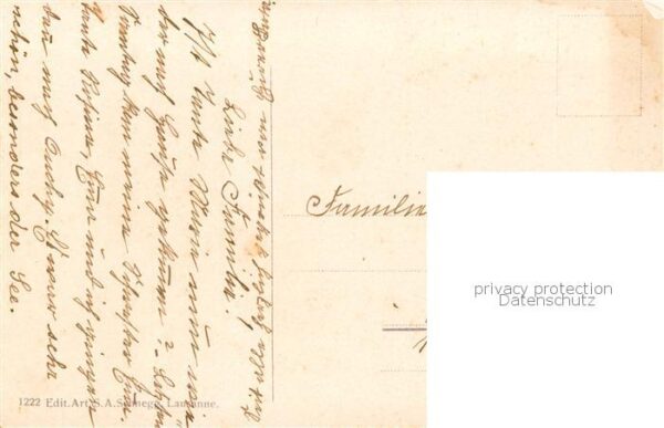 Lausanne VD Bauer beim Pflügen Panorama – Bild 2