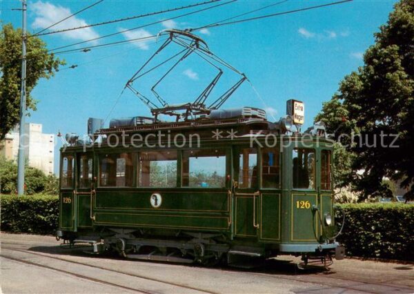 Basel BS Museumswagen des Tram Club Basel