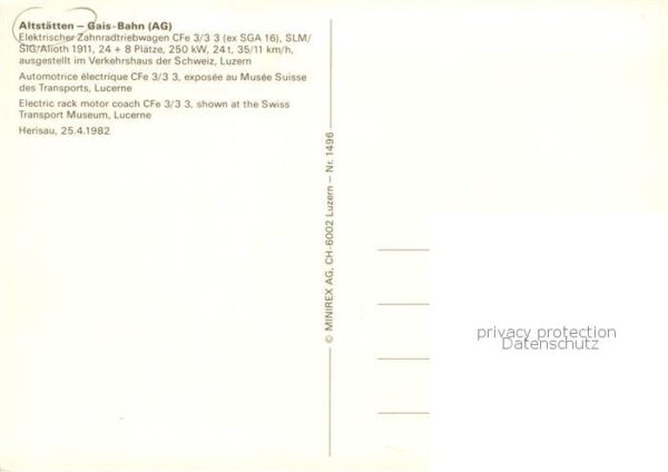 Altstaetten SG Gais Bahn – Bild 2