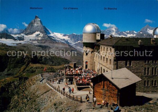 Zermatt VS Kulmhotel Gornergrat mit Matterhorn Fli
