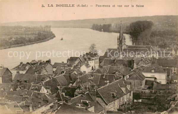 La Bouille 76 Panorama et vue sur la Seine