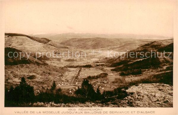 Remiremont Romberg Vosges 88 Vallee de la Moselle jusqu’aux Ballons