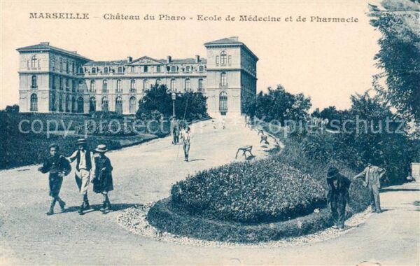 Marseille 13 Chateau du Pharao Ecole de Medecine et