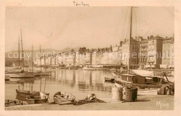 Toulon Var La Vieille Darse et le quai Cronstadt s